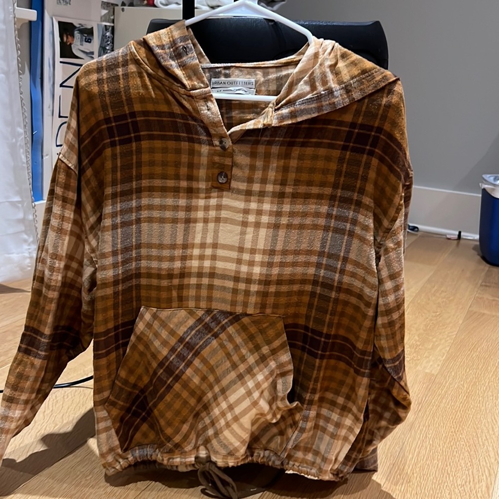 flannel with hood
